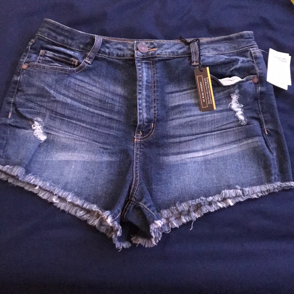NWT Hi Rise Jean Shorts